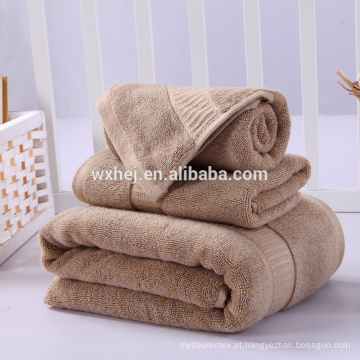100% algodão boa qualidade hotel pele-friendly bordado dobby branco toalha de banho
